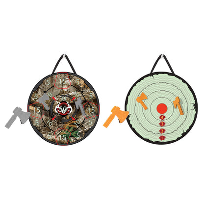 Waloo Foam Axe Game W/ 2 Foam Axes And Dart Board