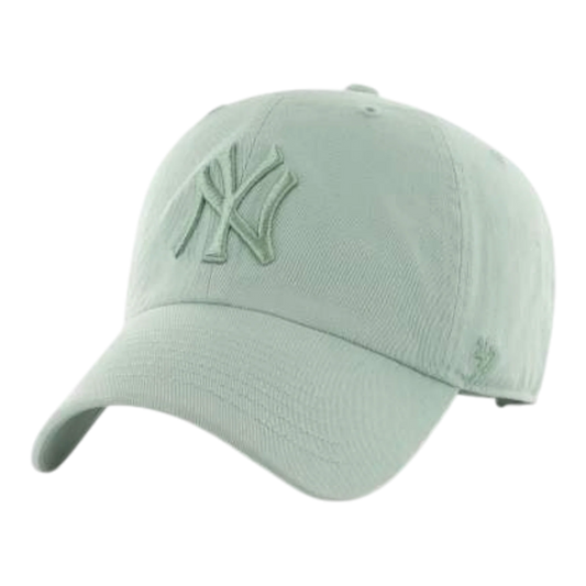 47 Brand Clean Up New York Yankees Strapback Hat — Antique Jade Adjustable Cap