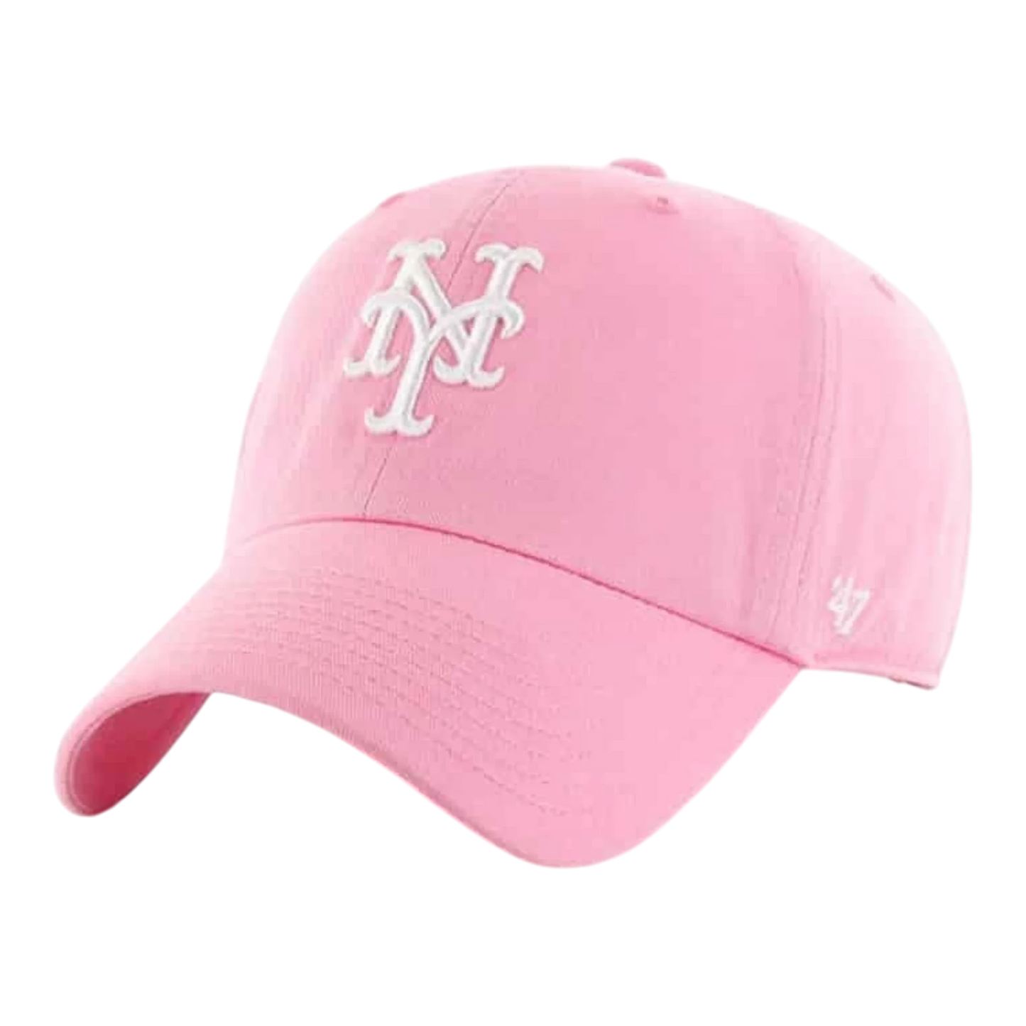 47 Brand Clean Up New York Mets Strapback Hat — Rose Adjustable Cap