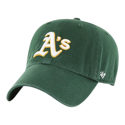 47 Brand Clean Up Athletics Strapback Hat — Dark Green Adjustable Cap