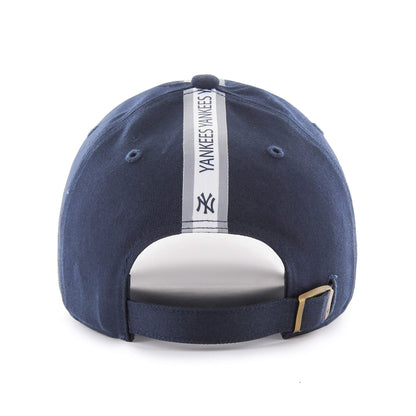 47 Brand Men's Ny Yankees Triple Stripe Clean Up Strapback Cap