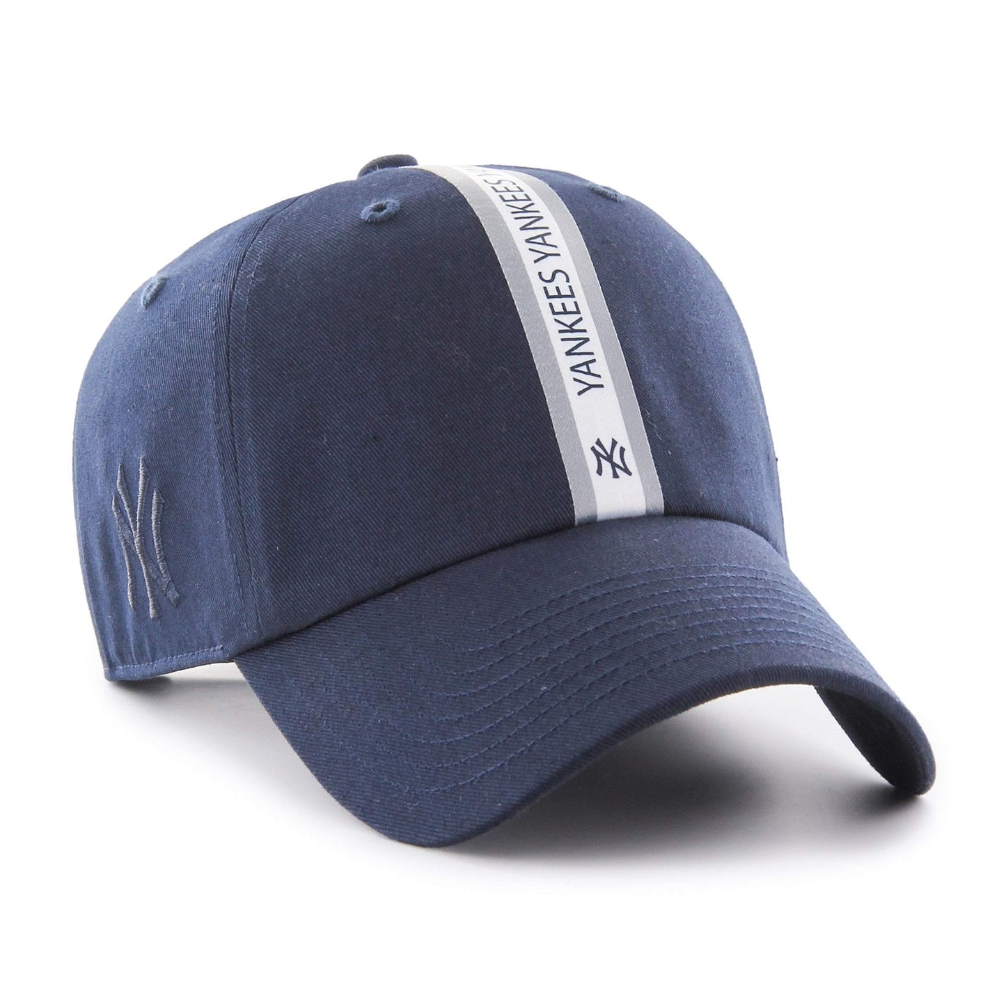 47 Brand Men's Ny Yankees Triple Stripe Clean Up Strapback Cap