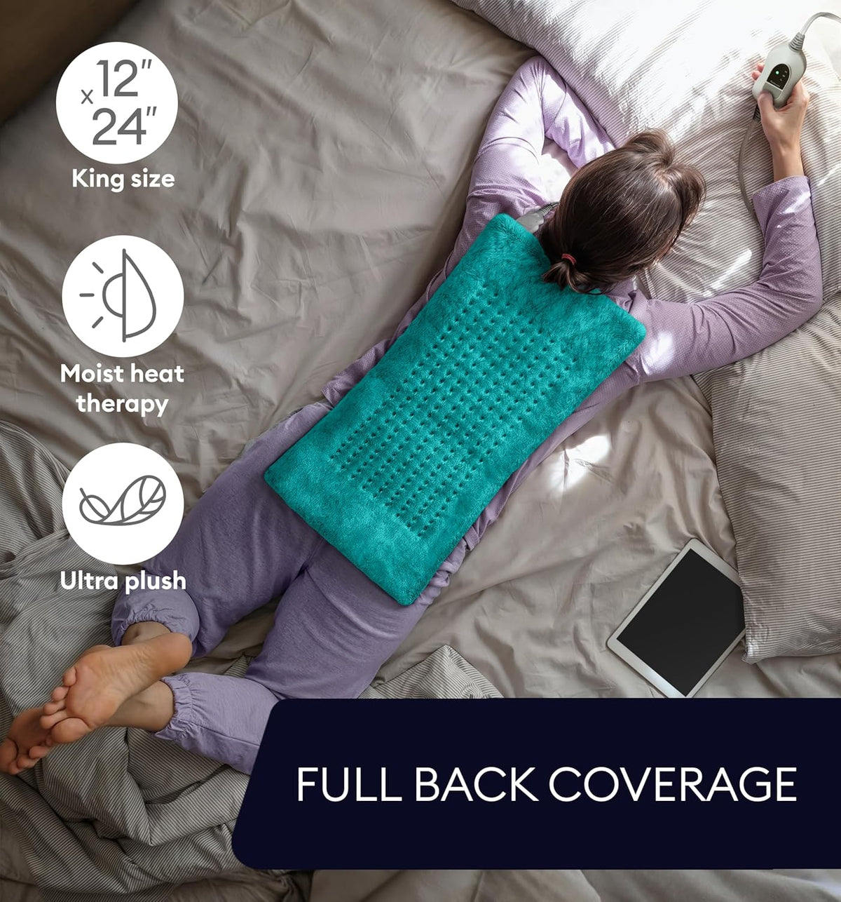 Heating Pad XL, Viridian Green
