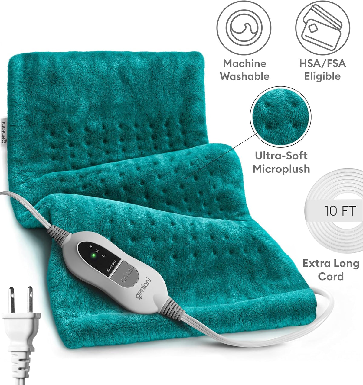 Heating Pad XL, Viridian Green