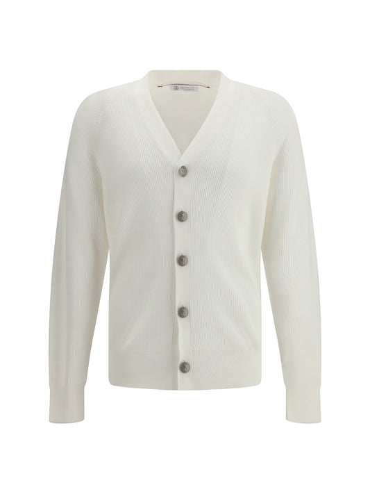 Cardigan Ribbed Cotton