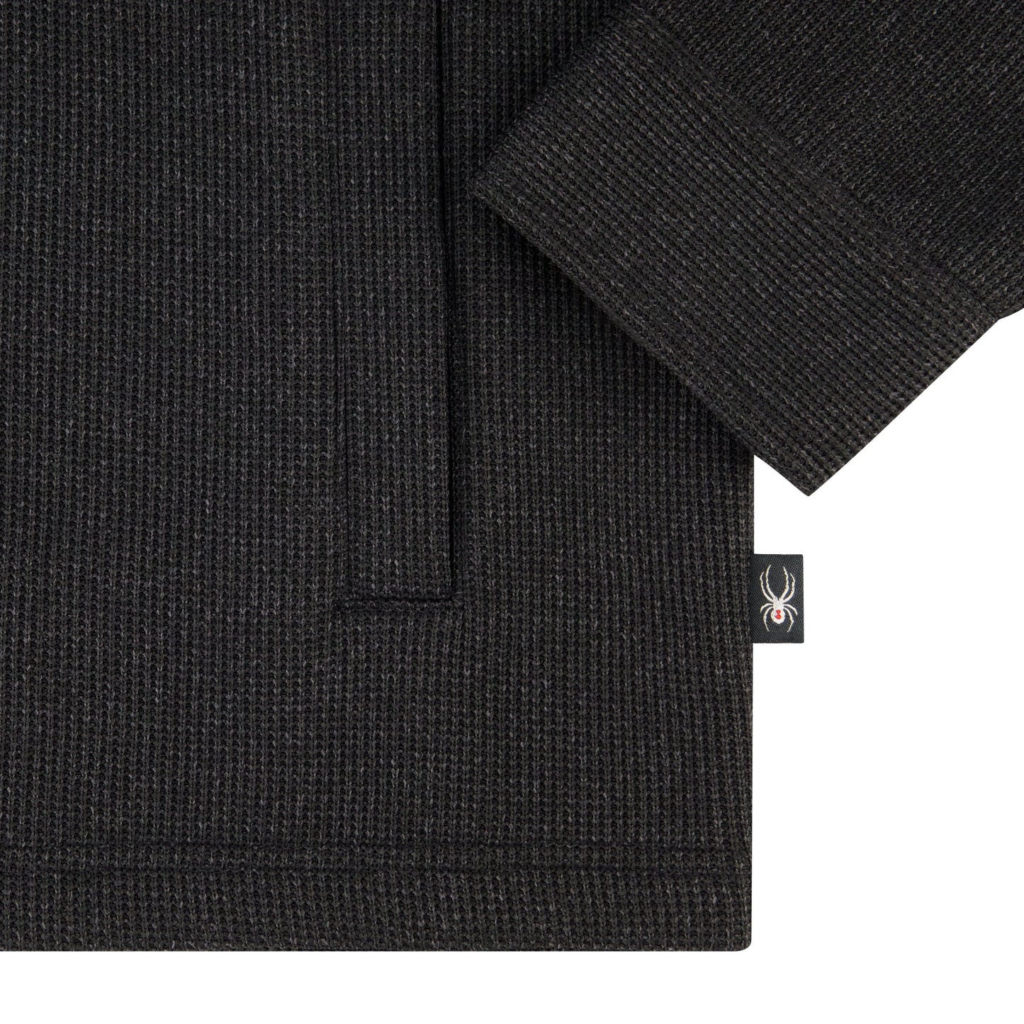 Men's Sweater Fleece Shacket - Black