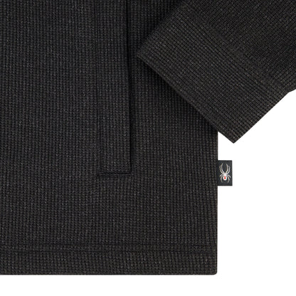 Men's Sweater Fleece Shacket - Black
