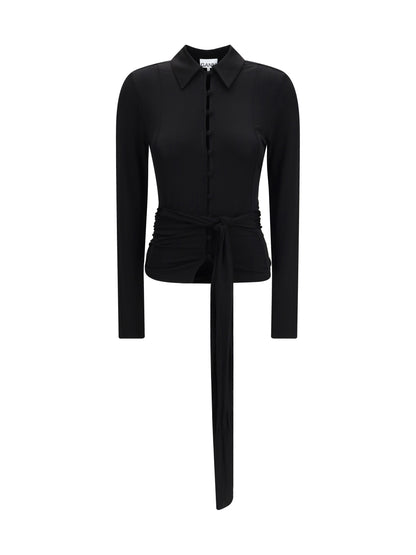 Shirt Marl Mesh Black