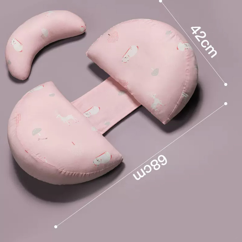 U-Shaped Pregnancy Pillow | Waist & Side Sleeping Support