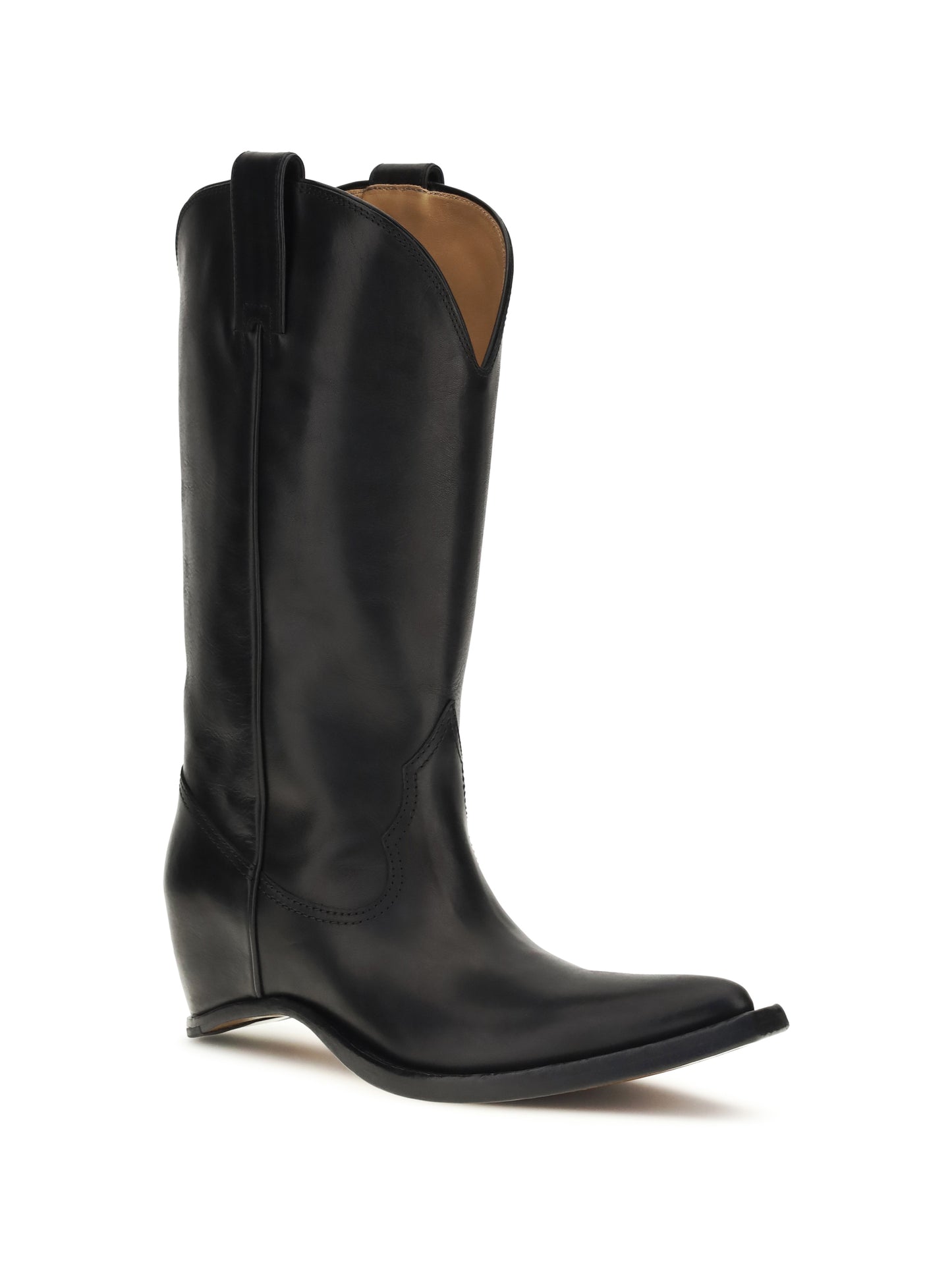 Boots High-Top Texan Black