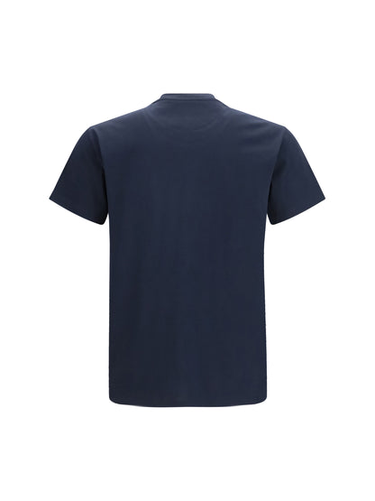 Cotton T-Shirt With Asymmetric Logo