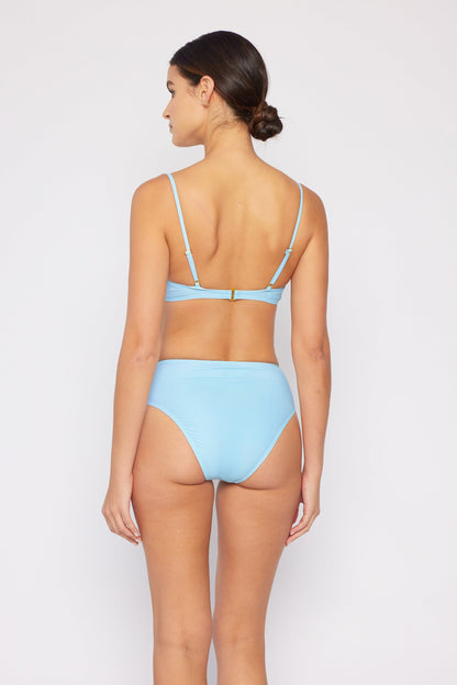 Marina West Bandeau Top Bikini Set (B2201) - Orchid Blue