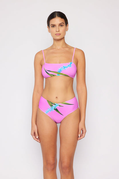 Marina West Bandeau Top Bikini Set (B2201) - Orchid Pink