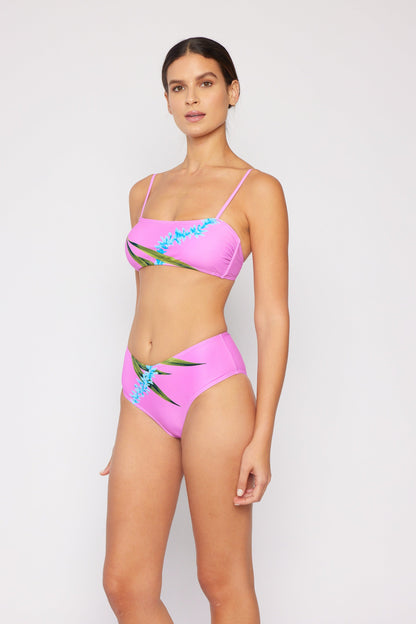 Marina West Bandeau Top Bikini Set (B2201) - Orchid Pink