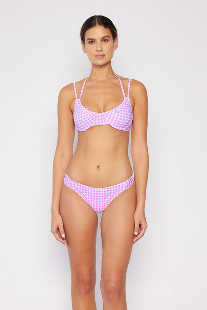 Marina West K4717 Bikini Set (Gingham Daisy)