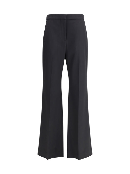 Bootcut Trousers Black