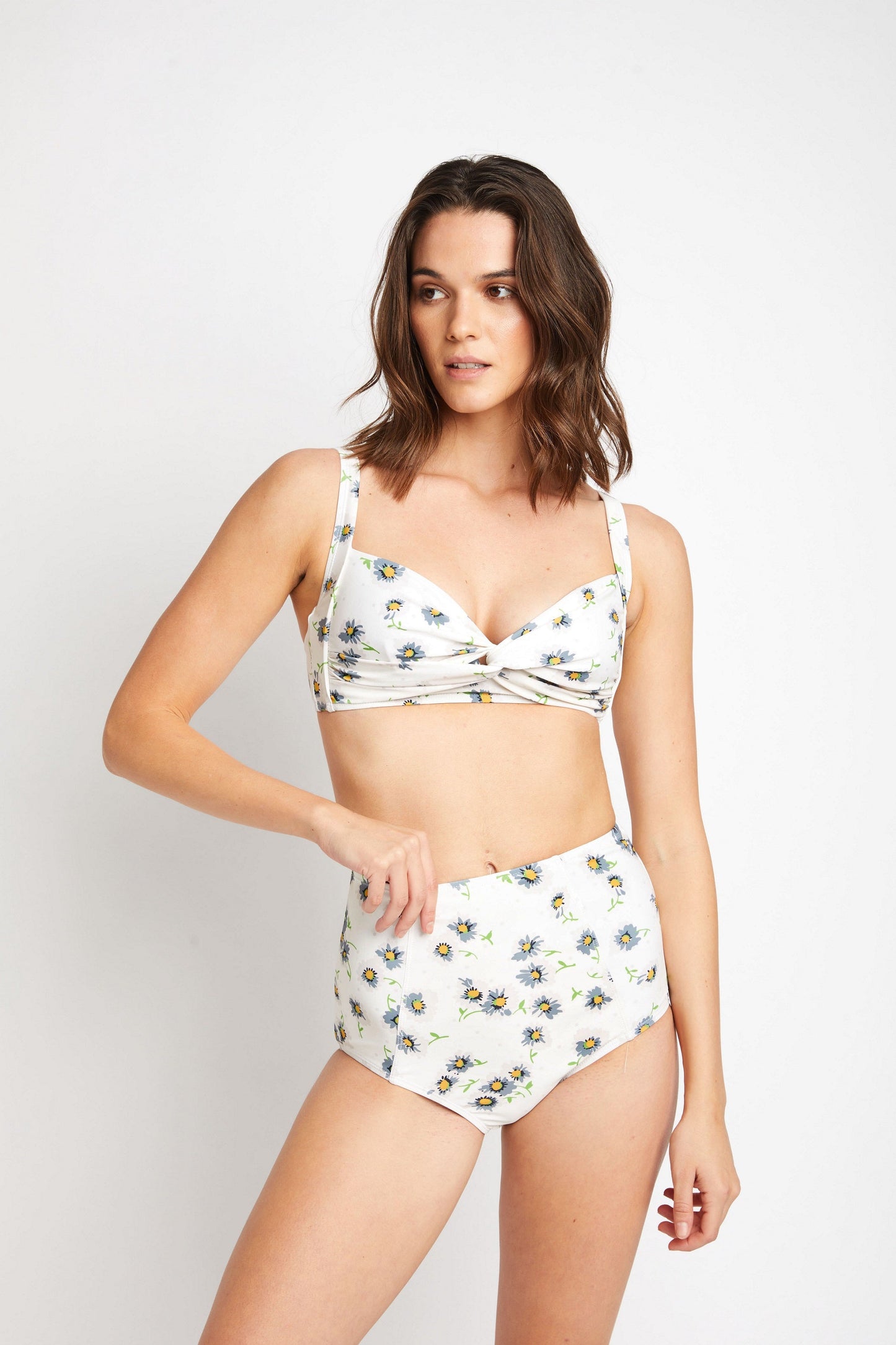 Marina West B2808 Bikini Set (Daisy Cream)