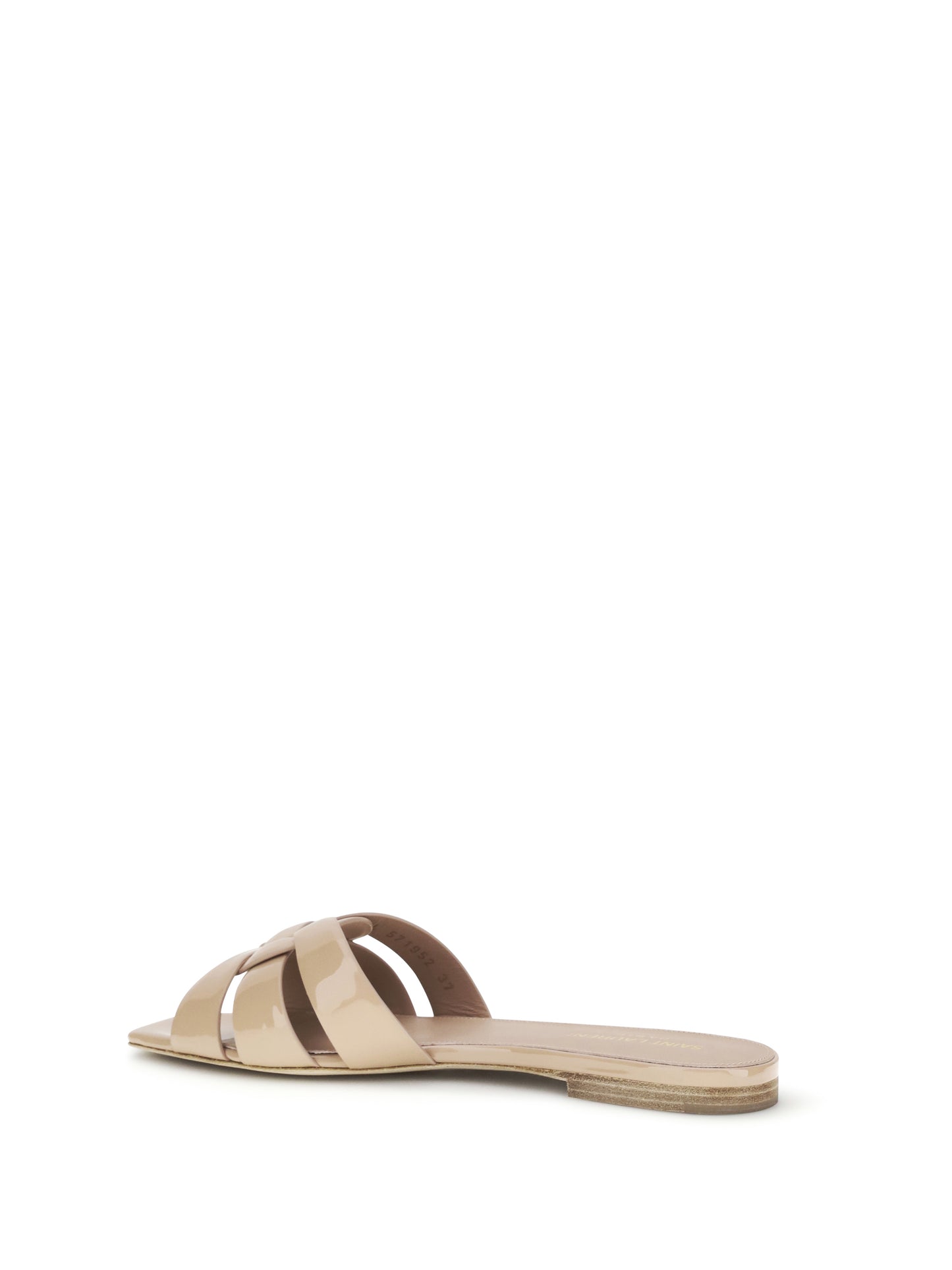 Sandals Tribute Patent Leather Nude
