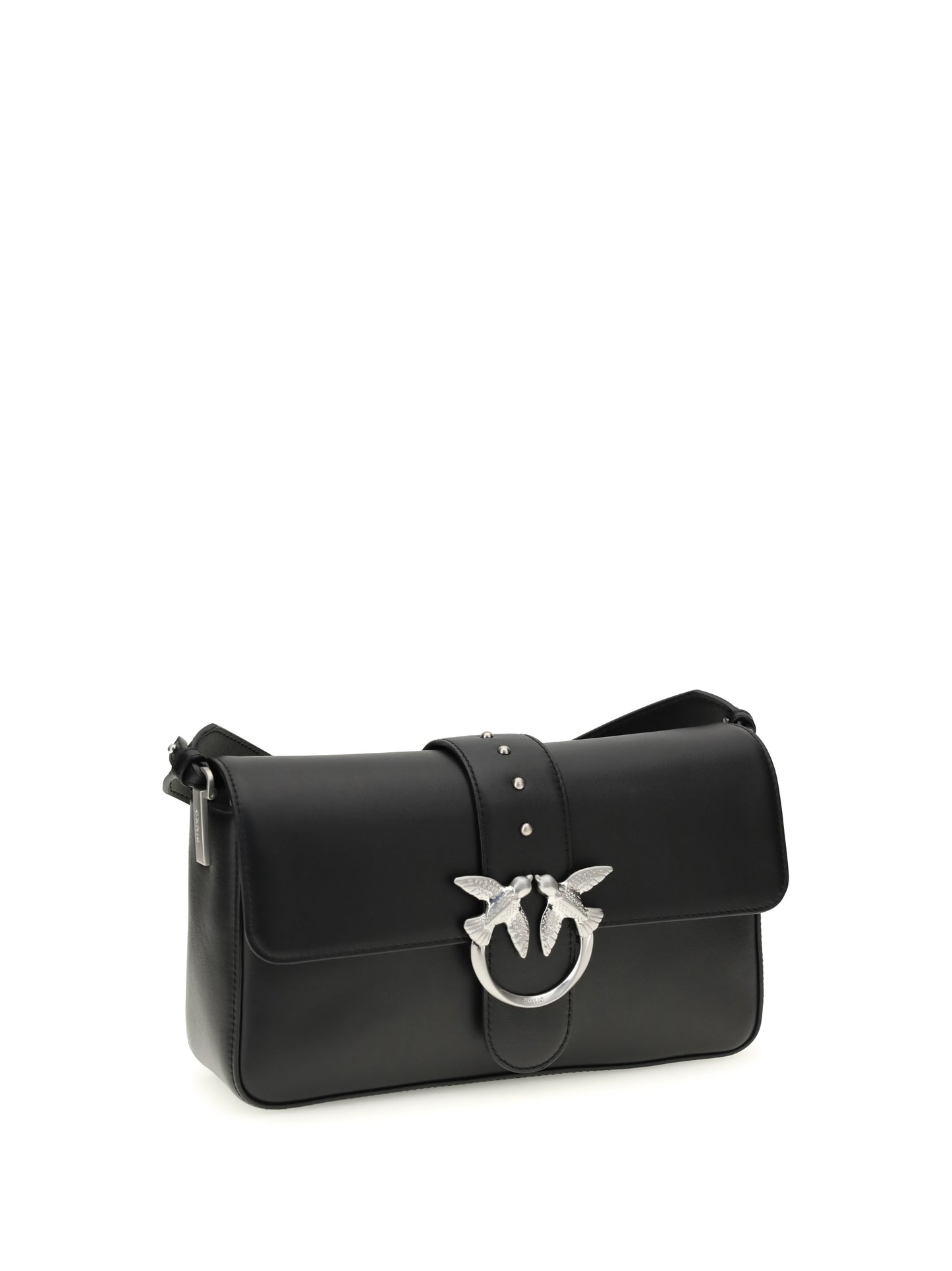 Shoulder Bag Love One Black Leather