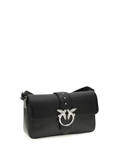 Shoulder Bag Love One Black Leather