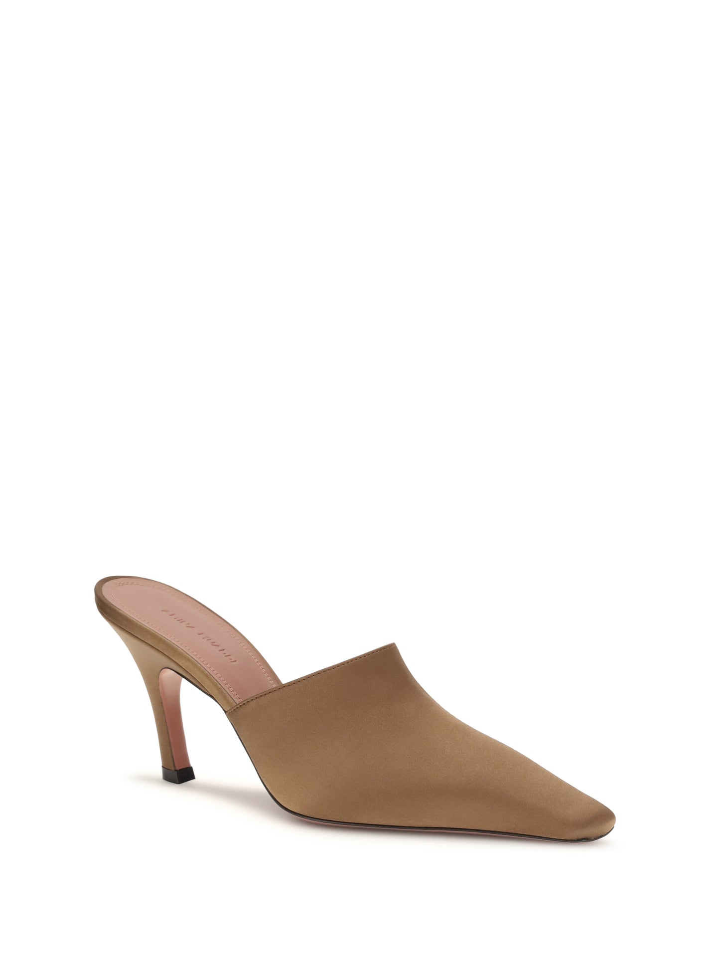 Mules Jamie Mocha Silk