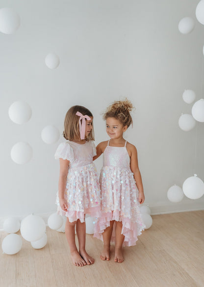 *PREORDER* Charlotte Dress and Shorts Set - Mermaid
