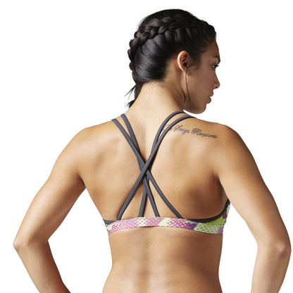 Reebok Women's Rcf Hero Strength Bra "Comic Clash"