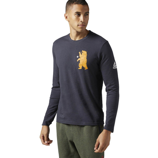 Reebok Men's Crossift Forging Elite Fitness Bear Long Sleeve Tee