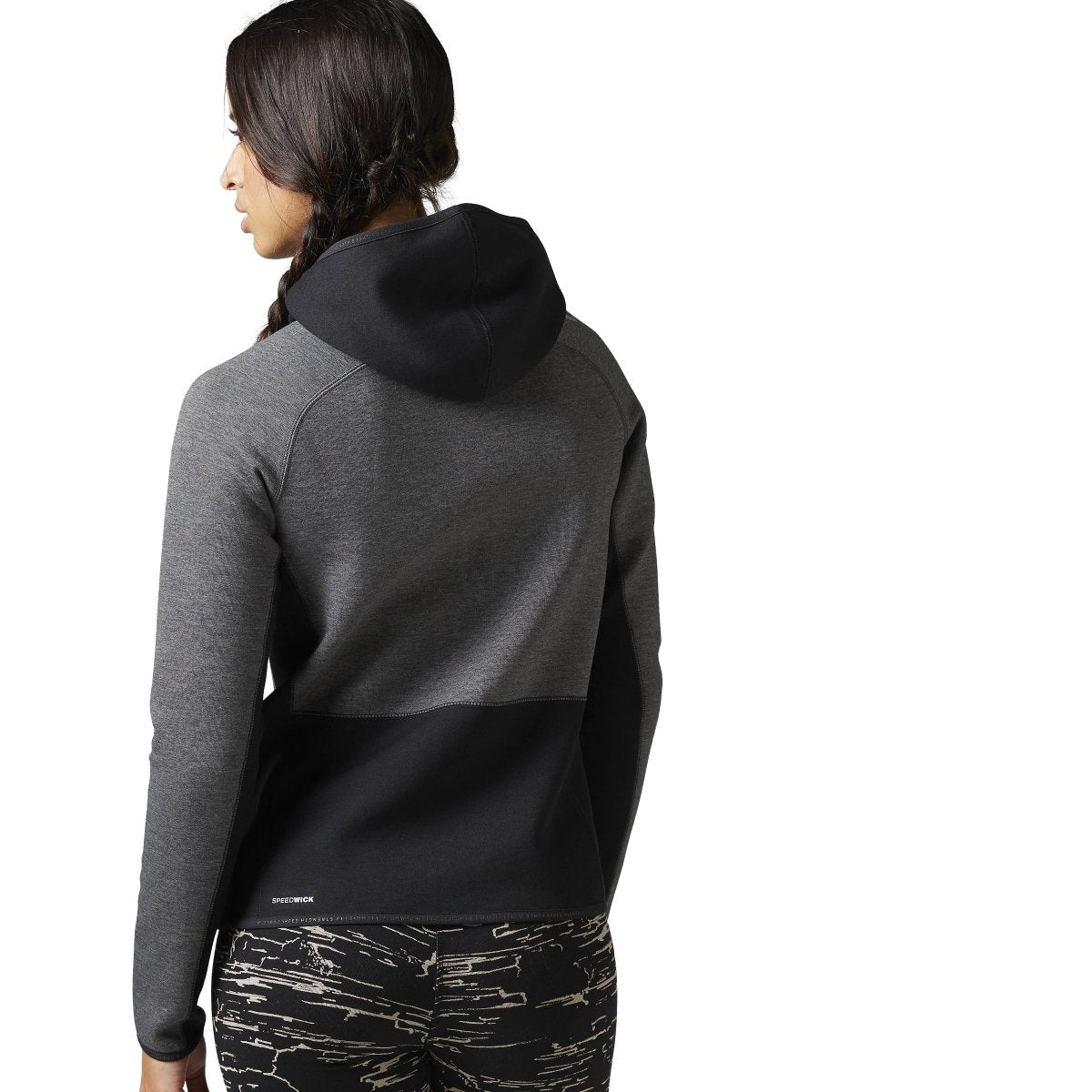 Reebok Women's Rcf Quik Cotton Full Zip Hoodie