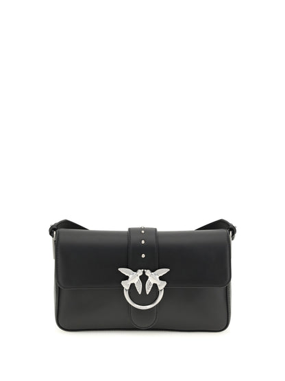 Shoulder Bag Love One Black Leather