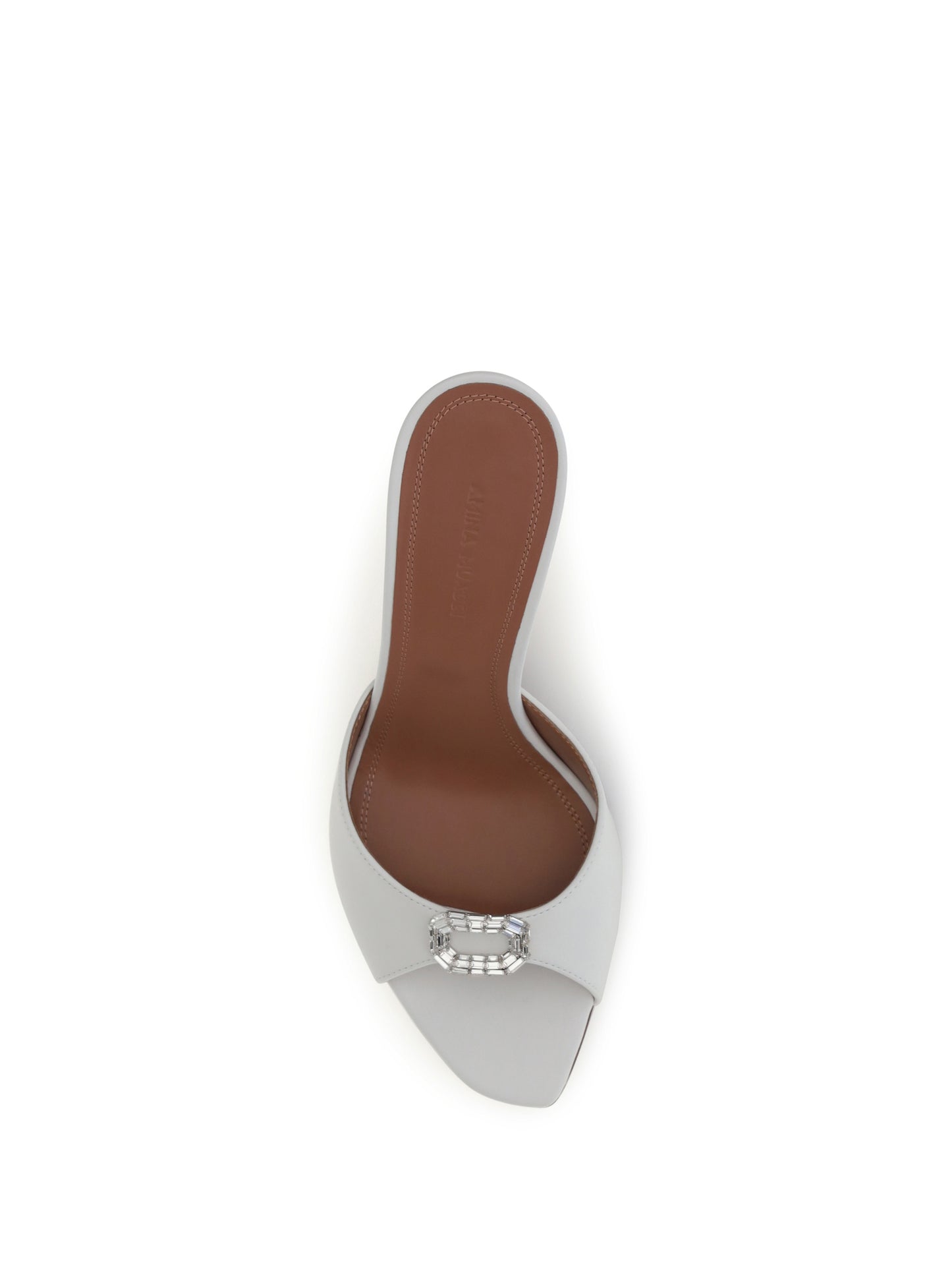 Mule Sandals Camelia White