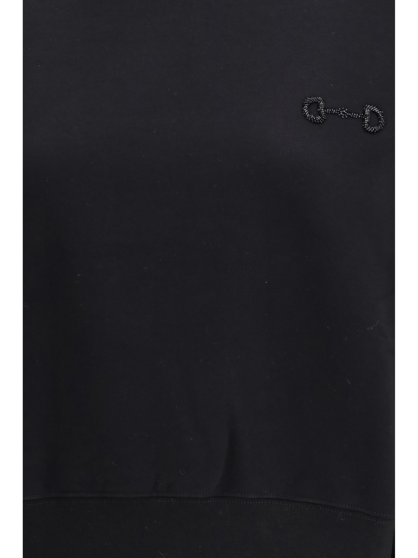 Sweatshirt Brushed Cotton Black/Mix