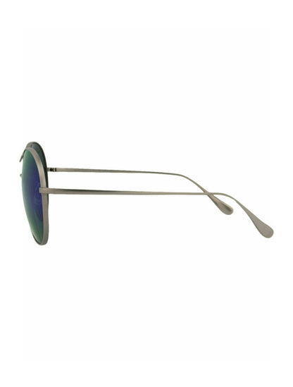 Maui Jim Round-Frame Titanium Sunglasses