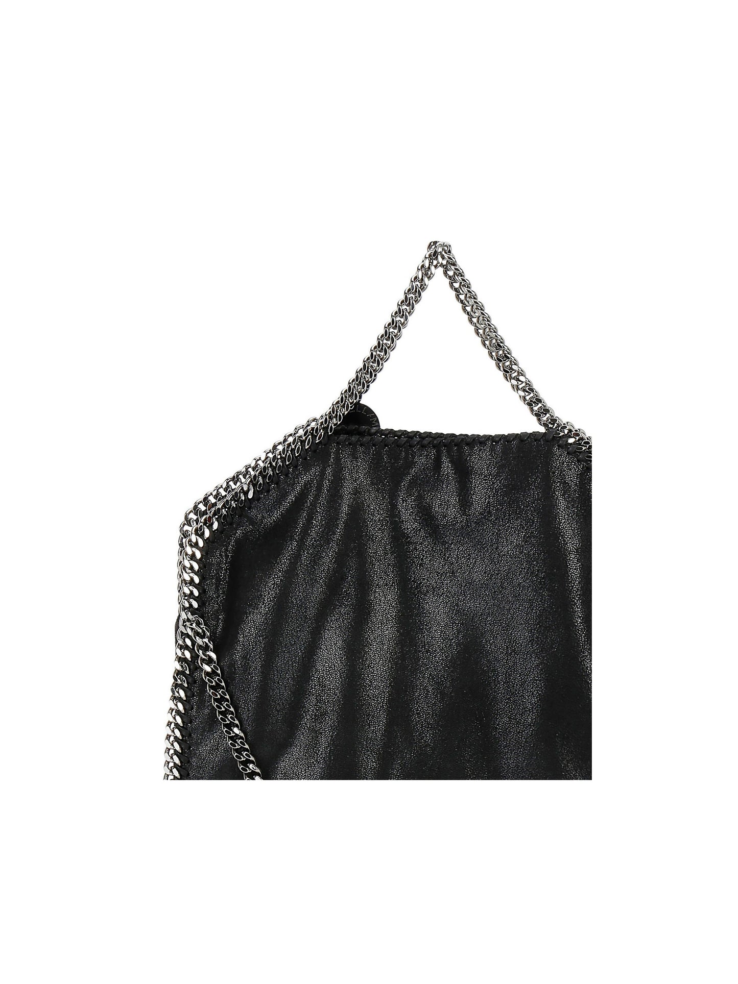 Tote Handbag Fold-Over Black
