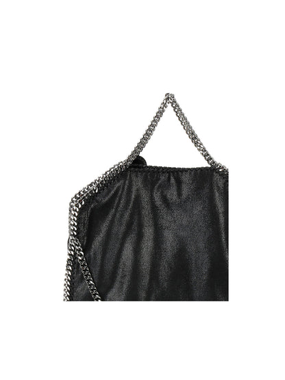 Tote Handbag Fold-Over Black