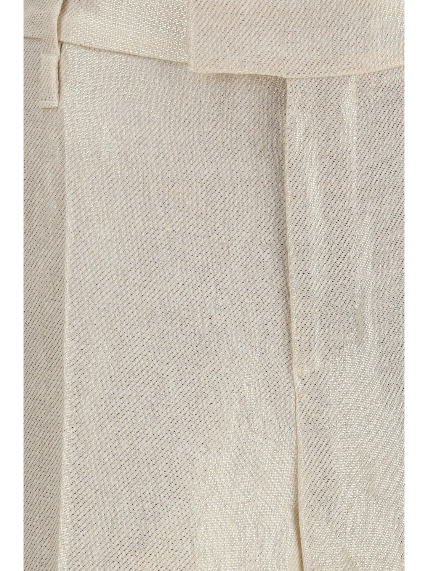 Tailored Linen Pants Panama/Platinum