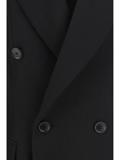 Blazer Jacket Black Wool