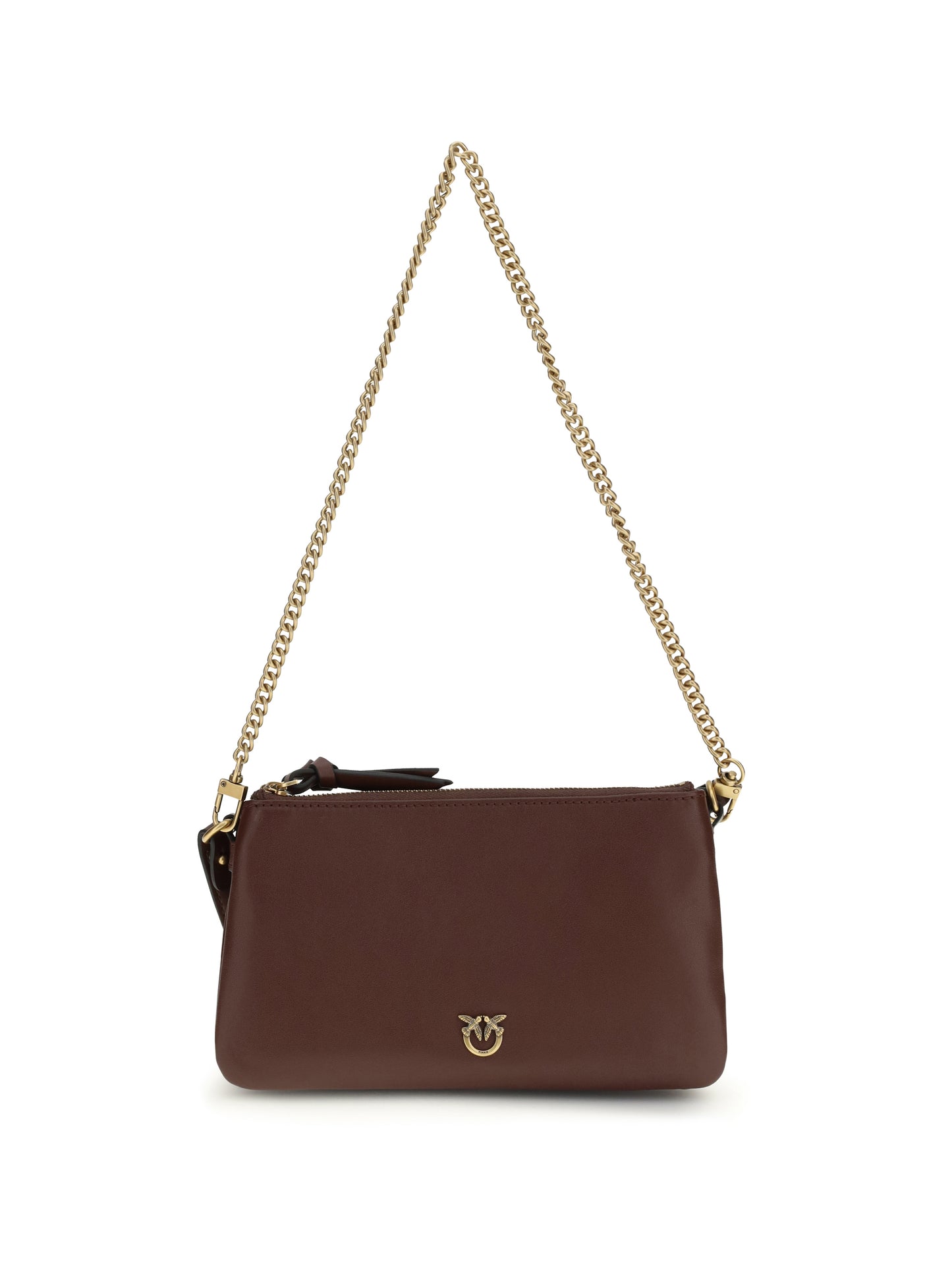 Mini Double Bag Wine Red/Antique Gold