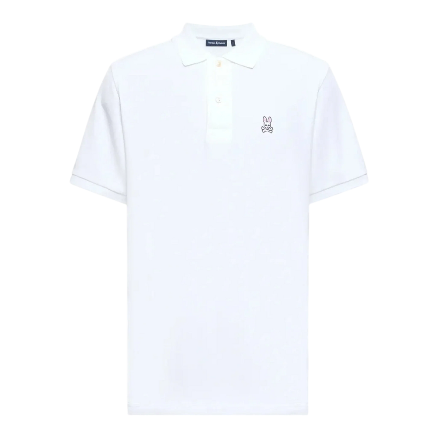 Psycho Bunny Classic Men's Polo — White