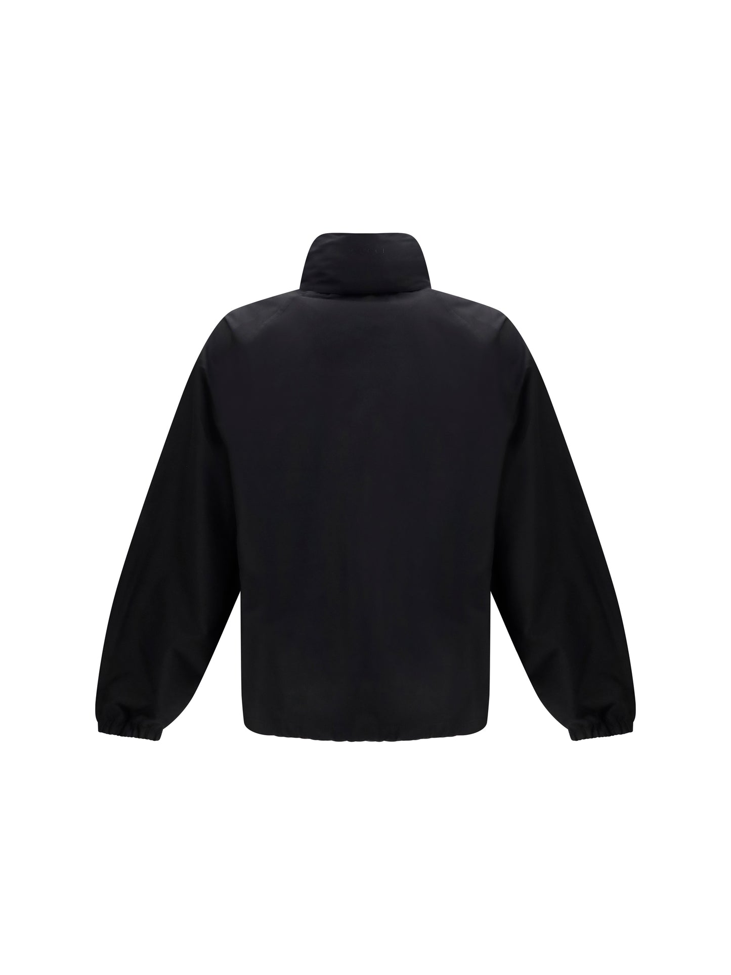 Jacket Compact Cotton Zip Black