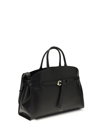 Handbag Sabine Black Calf Leather
