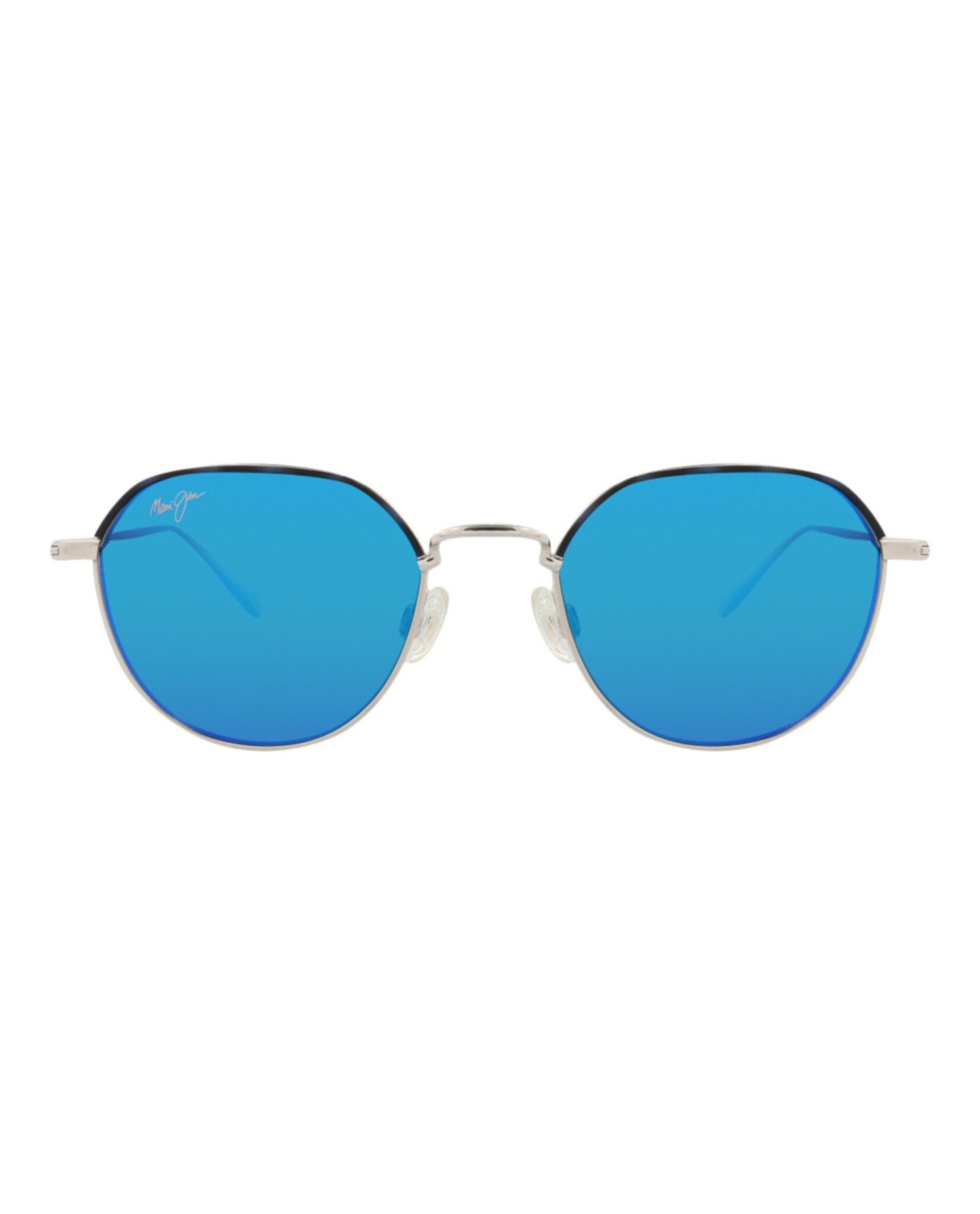 Maui Jim Round-Frame Titanium Sunglasses