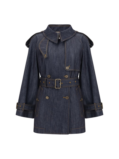 Trench Coat Fitzrovia Dark Indigo