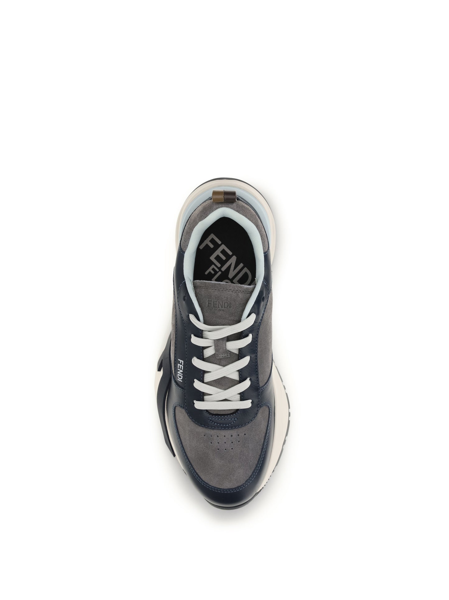 Trainers Calf Leather Blueberry/Ash/Mint
