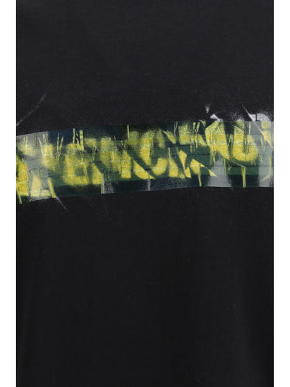 T-Shirt Messy Spray Black