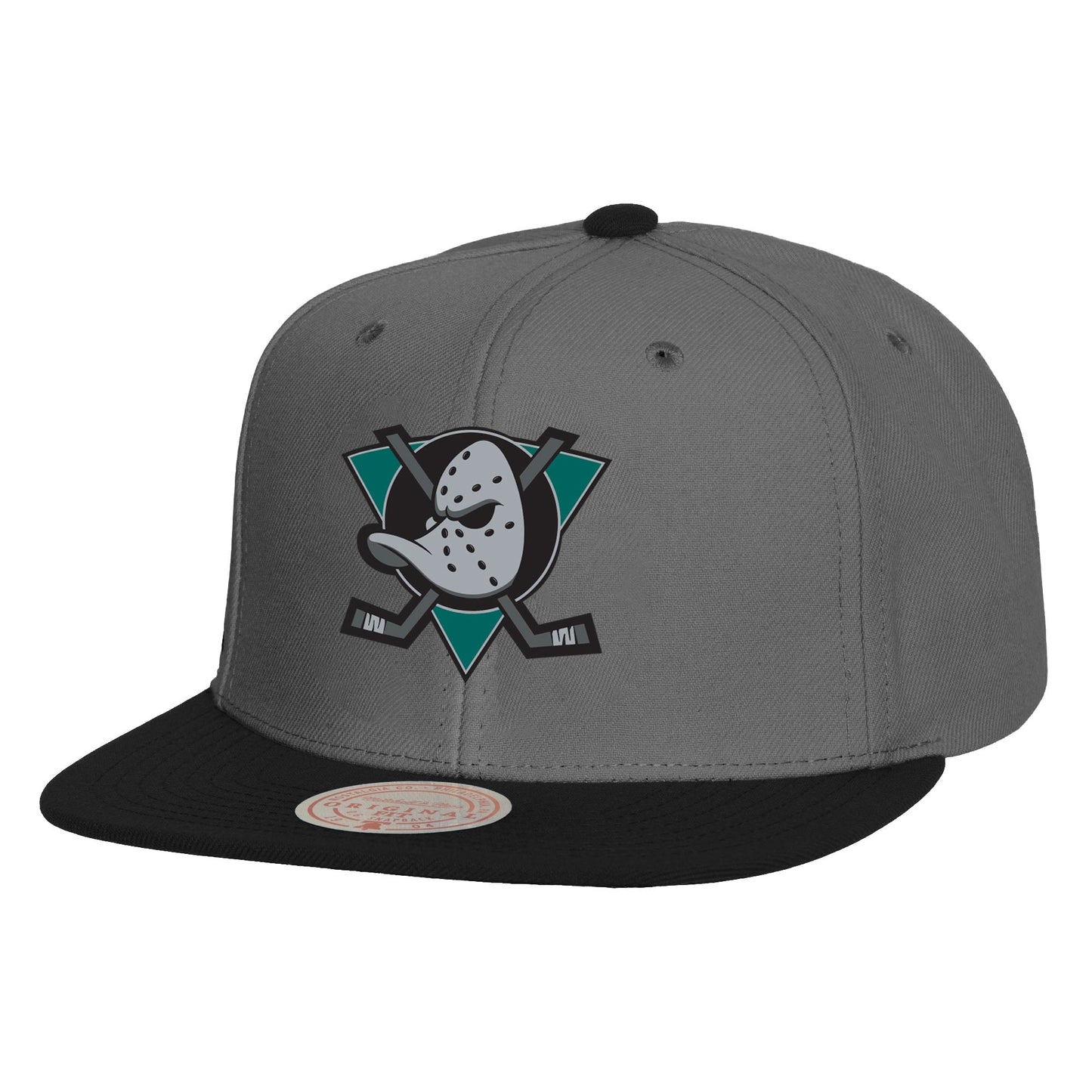 Men's Mitchell & Ness Nhl Storm Front Snapback Vntg Ducks
