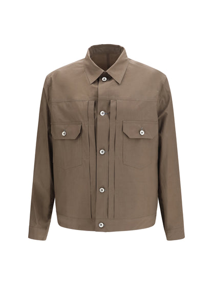 Cotton Typewriter Jacket Taupe