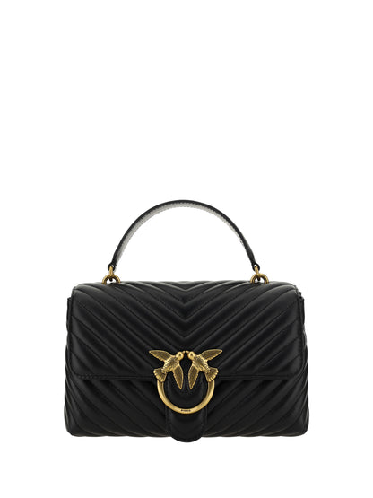 Handbag Love Lady Calfskin Black/Antique Gold