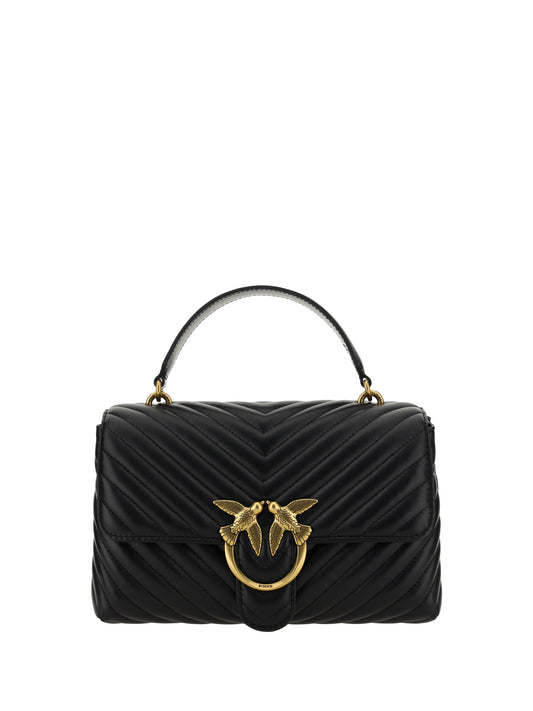Handbag Love Lady Calfskin Black/Antique Gold