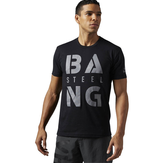 Reebok Men's Crossfit Bang Steel Tee T-Shirts